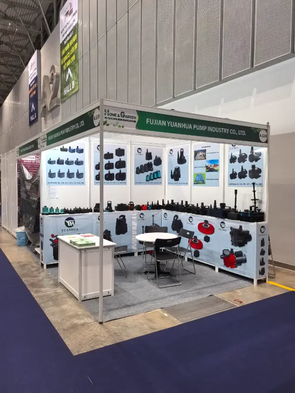 Taispeánadh Fujian Yuanhua Pump Industry Co., Ltd. ag Ionad Taispeántais & Coinbhinsiúin Saigon - SECC